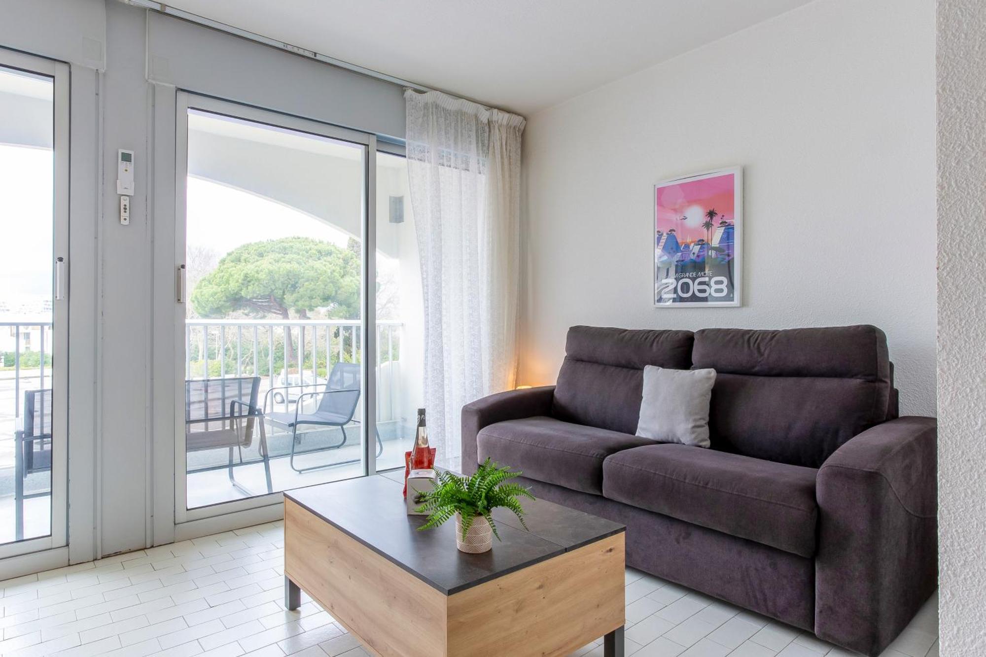 Chez Edouard 362 - Superbe Appartement En Premiere Ligne De La Plage La Grande-Motte Buitenkant foto